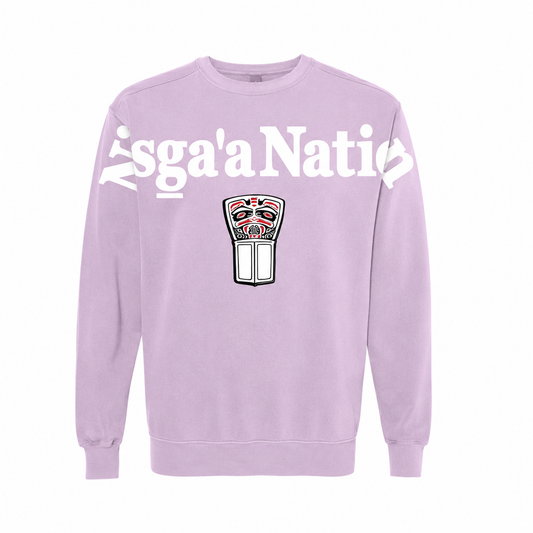 Vintage wash 90’s Nisga’a Nation Crewneck