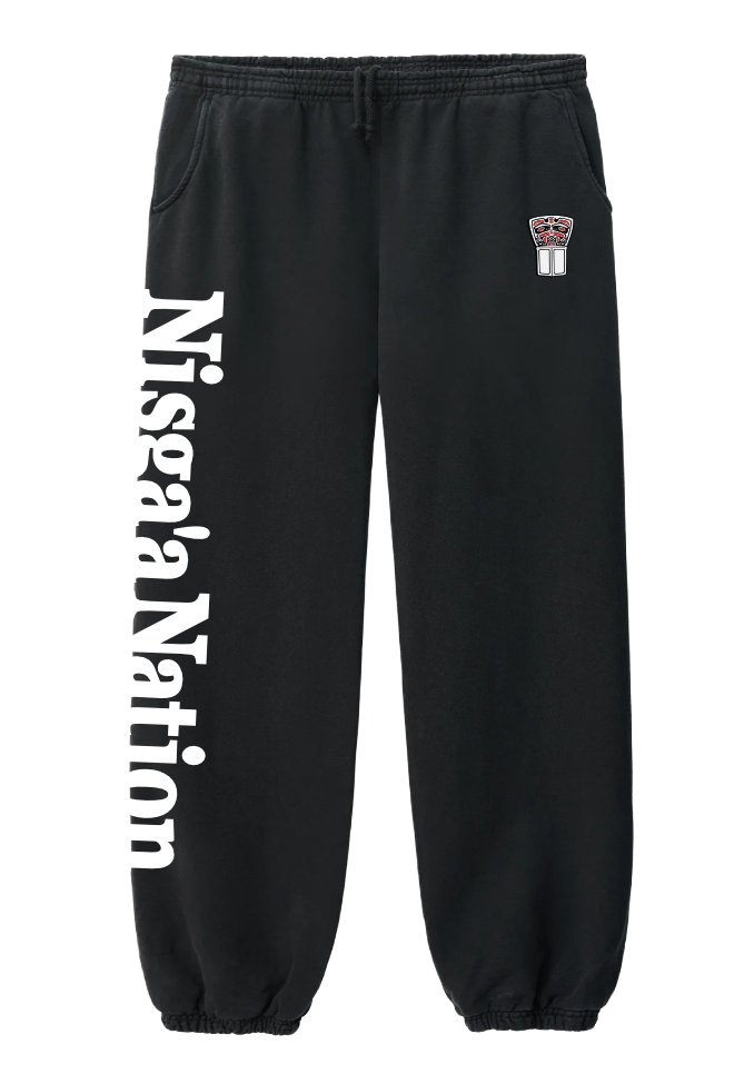 90's Nisga'a Pride Sweats Black