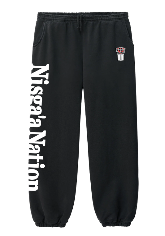 90's Nisga'a Pride Sweats Black
