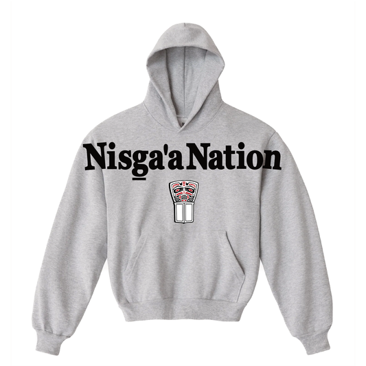 90’s Nisga’a Nation Hoodie Grey